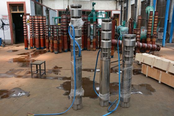 7.5kw - 410kw SS Sea Water Submersible Pump , Submersible Well Water Pump