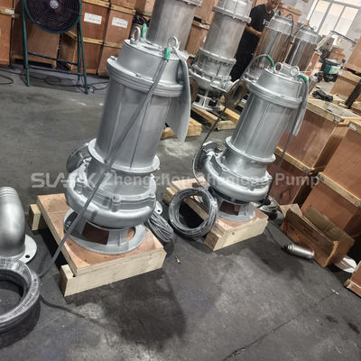 WQP stainless steel submersible sewage pump efficiently solves drainage problems