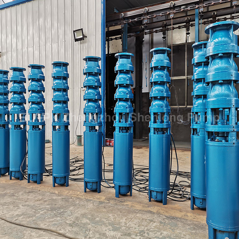 300QJ150-450/13 Deep Well Submersible Pump dengan Kepala 450m 150 m3/h Aliran dan Desain Sentrifugal Multistage