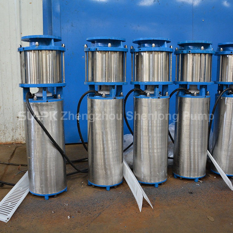 167m³/h Aliran 40m Head Pompa Submersible Stainless Steel untuk Sumur Dalam dan Lubang Bor