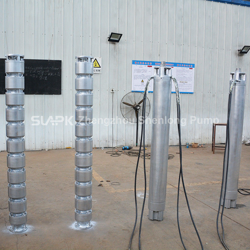 Pompa Sumur Dalam Baja Tahan Karat 6 Inci 7 Inci 8 Inci Impeller Tahan Korosi Untuk Desalinasi Air Laut