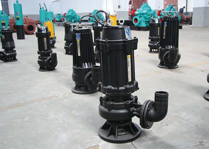 Pompa air limbah bawah laut campuran otomatis dengan motor kawat tembaga 100% dan laju aliran 5-300m3/H