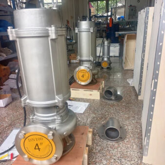 100WQP100-15-7.5KW Stainless Steel Submersible Sewage Pump
