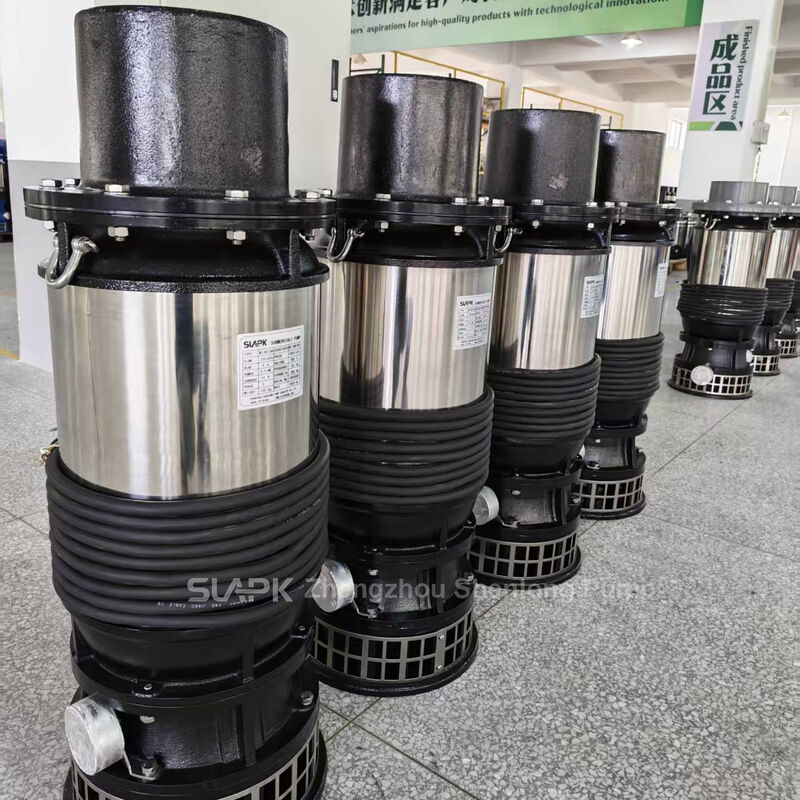 Pompa drainase arus tinggi portabel 510 m3/h dengan outlet diameter besar DN150-DN300mm untuk akuakultur dan irigasi