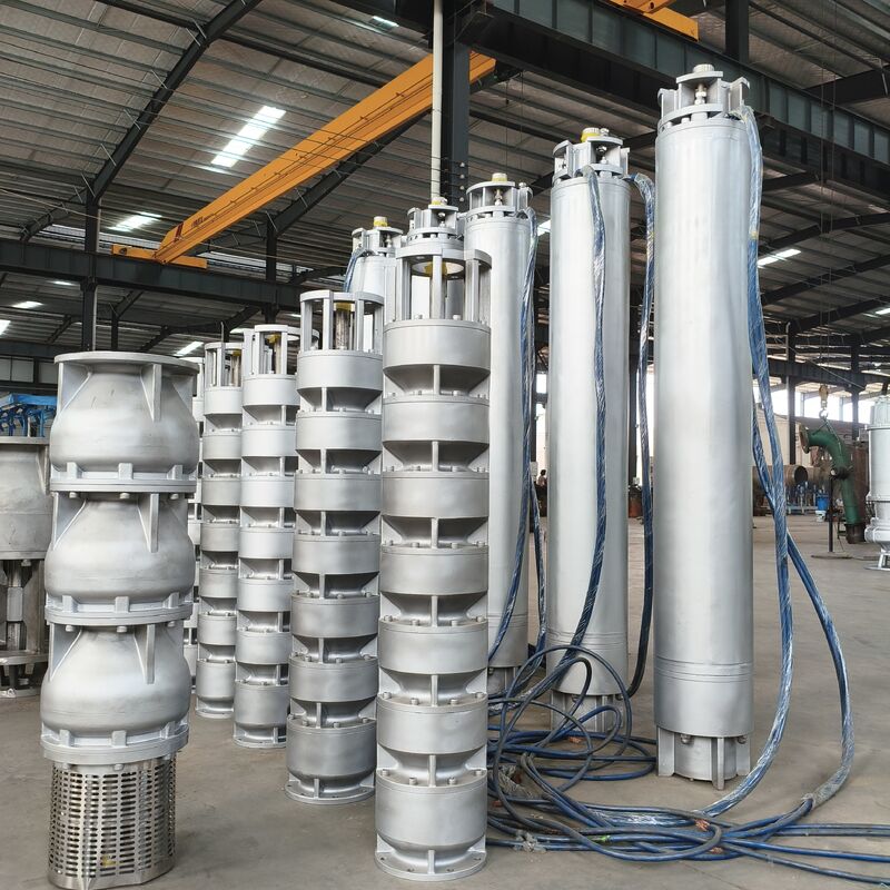 6 Inch Duplex Stainless Steel 2205 Deep Well Submersible Pump dengan 15 m3/h Aliran dan 180m Kepala
