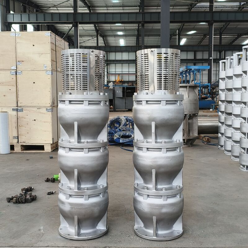 6 Inch Duplex Stainless Steel 2205 Deep Well Submersible Pump dengan 15 m3/h Aliran dan 180m Kepala