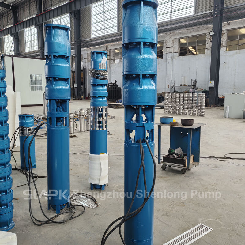 Pompa Celup Sumur Dalam 22kW dengan Impeler SS304 dan Laju Alir 160 m³/jam untuk Ekstraksi Air Sumur Bor
