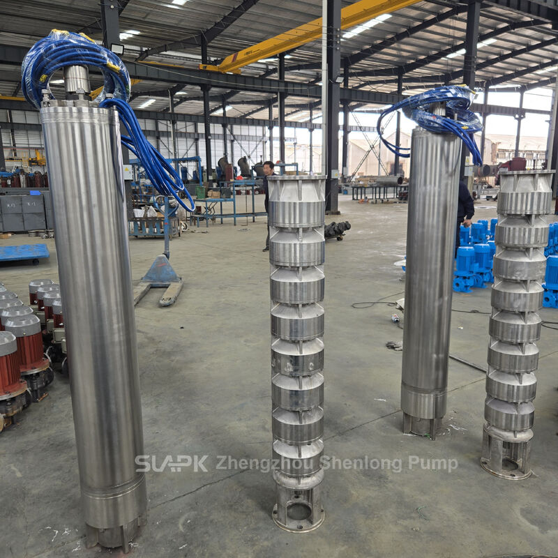 Pompa selam baja tahan karat dengan transfer air kepala tinggi dan parameter listrik khusus untuk aplikasi laut
