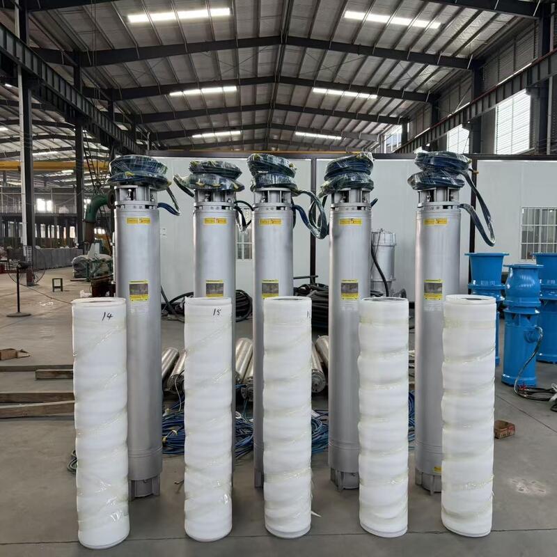 Pompa Celup Baja Tahan Karat 110 kW Pompa Sumur Dalam Kepala Tinggi untuk Transfer Air