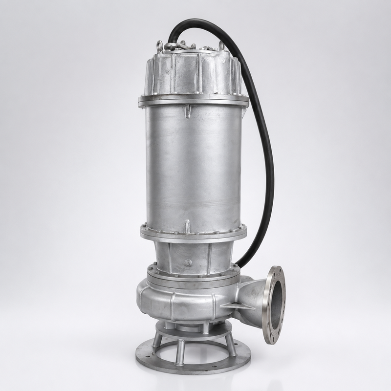 316 Pompa air limbah bawah laut baja tahan karat dengan aliran 1000 m3/jam dan 2205 Shapes stainless steel duplex untuk air limbah