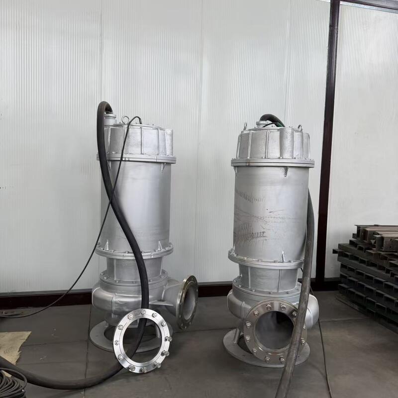 316 Pompa air limbah bawah laut baja tahan karat dengan aliran 1000 m3/jam dan 2205 Shapes stainless steel duplex untuk air limbah