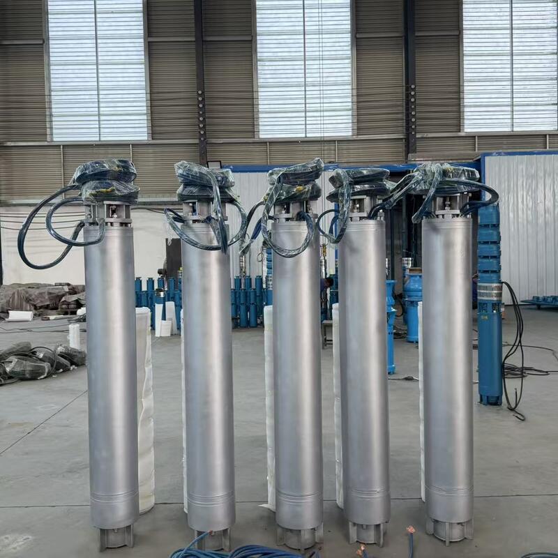 Pompa air laut terendam 75KW dari stainless steel dengan aliran 300 m3/h untuk aplikasi sumur dalam