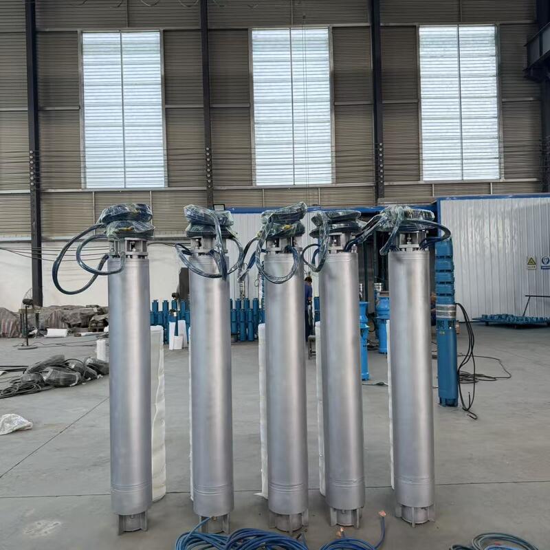 Pompa air laut terendam 75KW dari stainless steel dengan aliran 300 m3/h untuk aplikasi sumur dalam