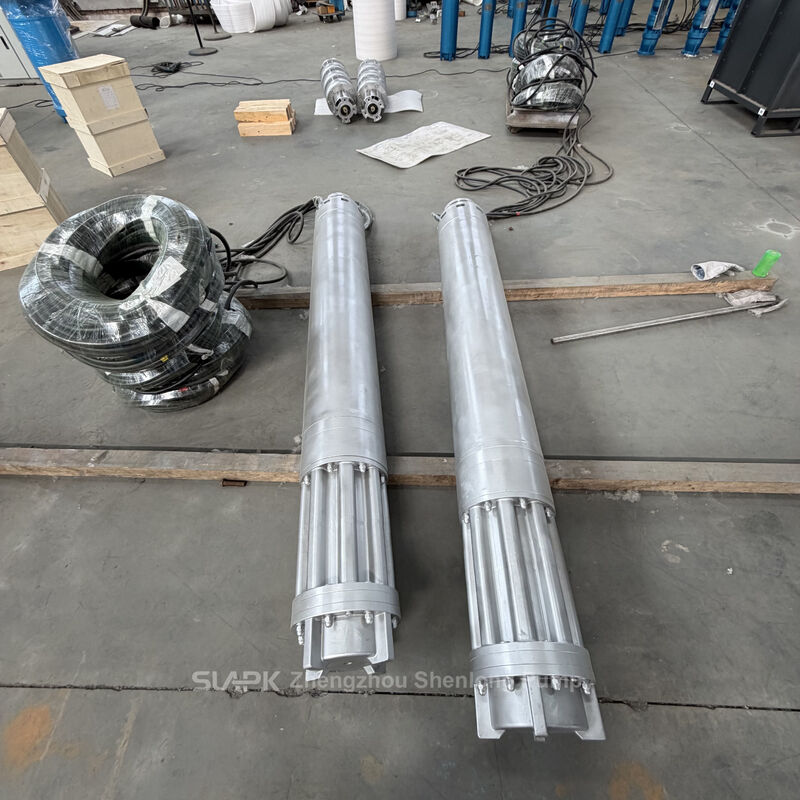 Pompa sumur terendam baja tahan karat dengan aliran 252 m3/h, 170 m Kepala dan 185 kW Daya