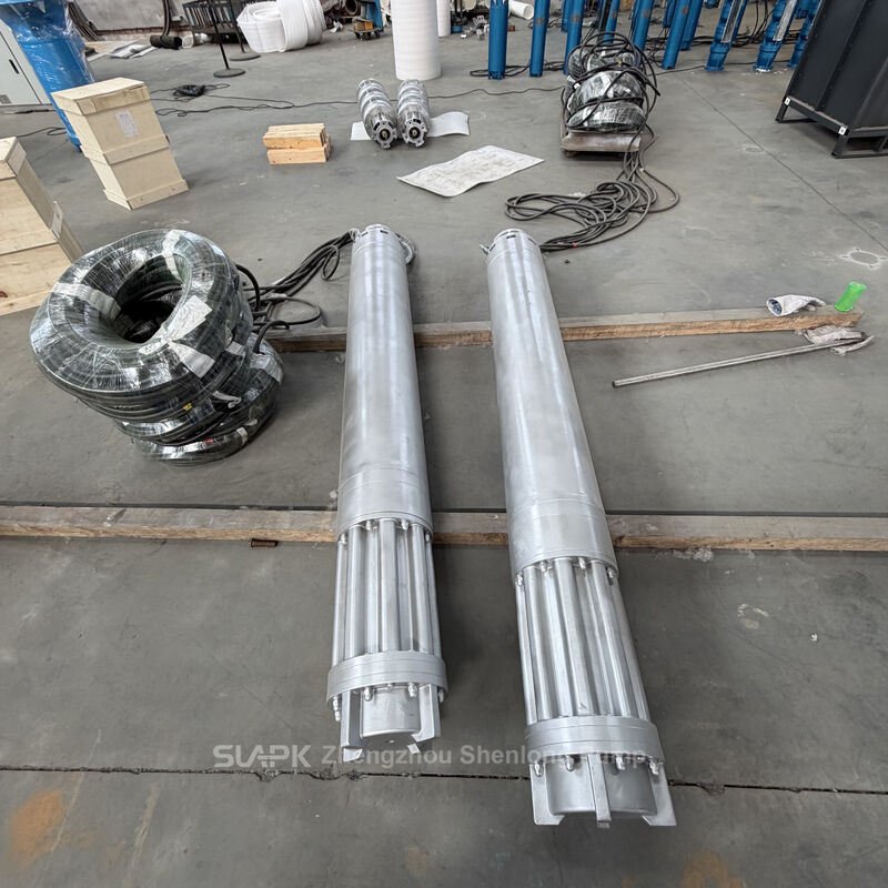 Pompa sumur terendam baja tahan karat dengan aliran 252 m3/h, 170 m Kepala dan 185 kW Daya