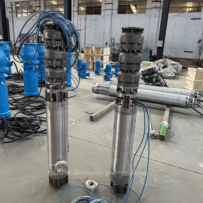 Pompa sumur terendam baja tahan karat dengan aliran 252 m3/h, 170 m Kepala dan 185 kW Daya