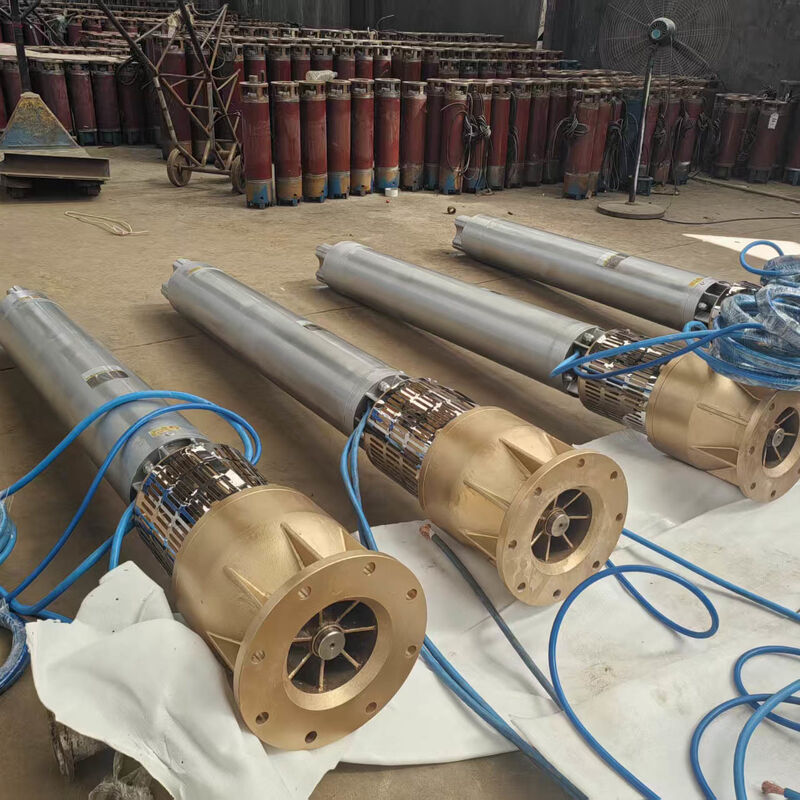 Pompa sumur terendam baja tahan karat 55KW dengan aliran 40 m3/h untuk aplikasi sumur dalam