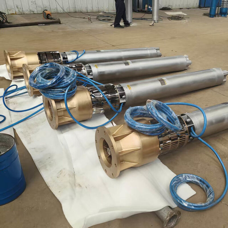 Pompa sumur terendam baja tahan karat 55KW dengan aliran 40 m3/h untuk aplikasi sumur dalam