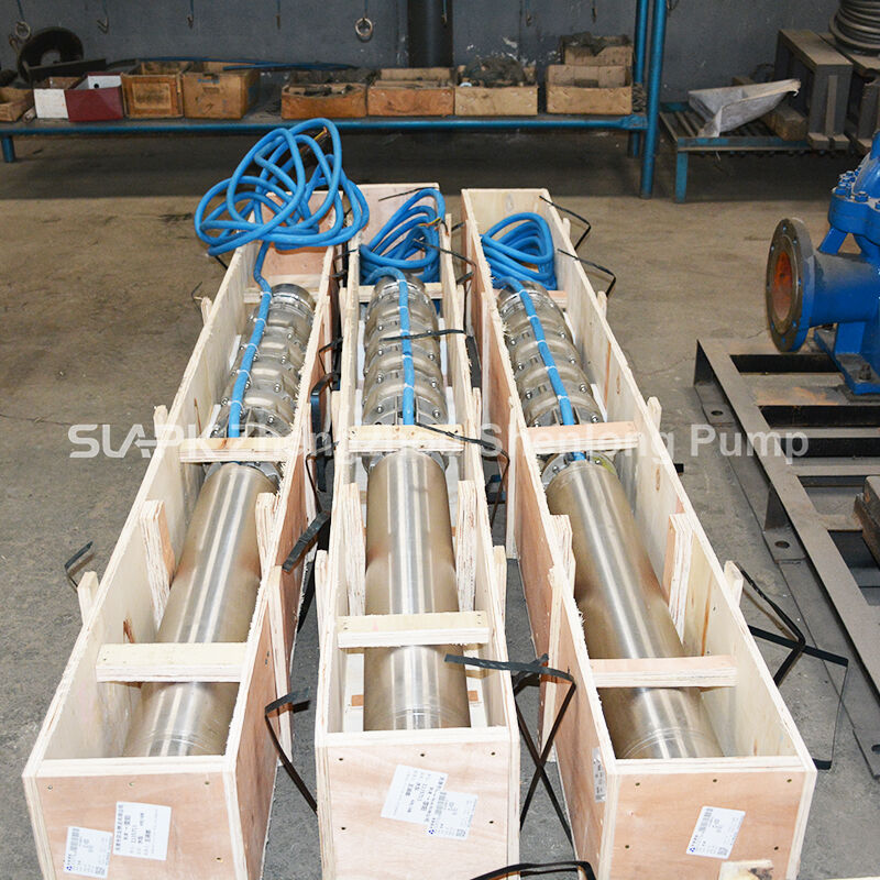 Pompa Celup Sumur Dalam Aliran Tinggi 300 m³/jam Head 100 m Motor 140 kW untuk Aplikasi Air Laut