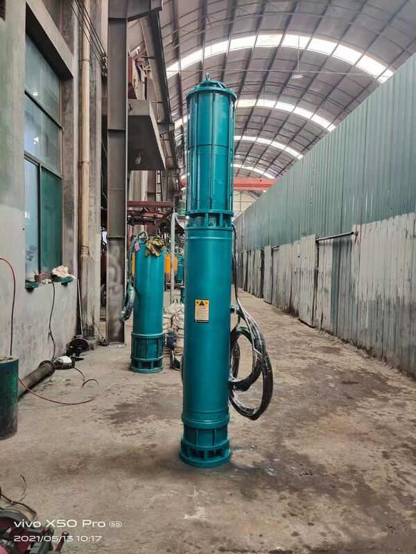 WQD450-35-75KW Multi-stage Bottom Suction Submersible Sewage Pump dengan Aliran 450 m3/h dan Kepala 35 m