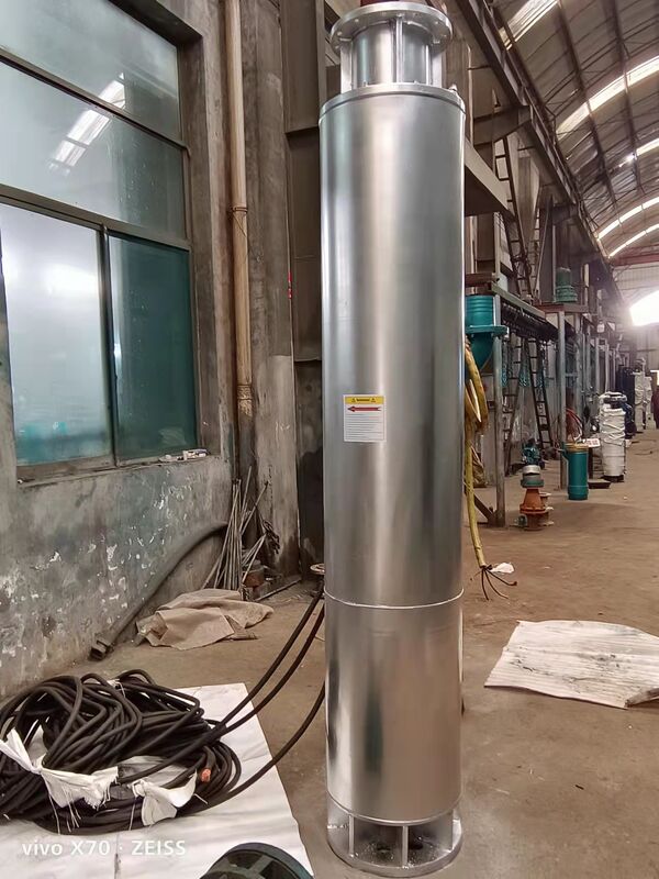 WQD450-35-75KW Multi-stage Bottom Suction Submersible Sewage Pump dengan Aliran 450 m3/h dan Kepala 35 m