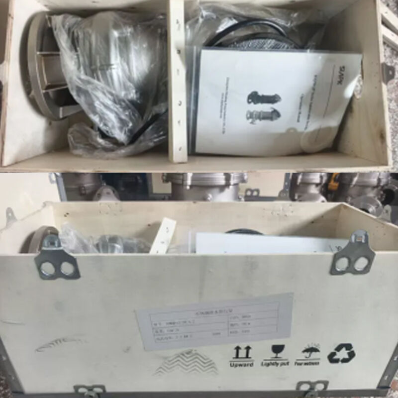 Pompa air limbah terendam baja tahan karat 45KW 440V 60Hz untuk drainase air limbah aliran tinggi