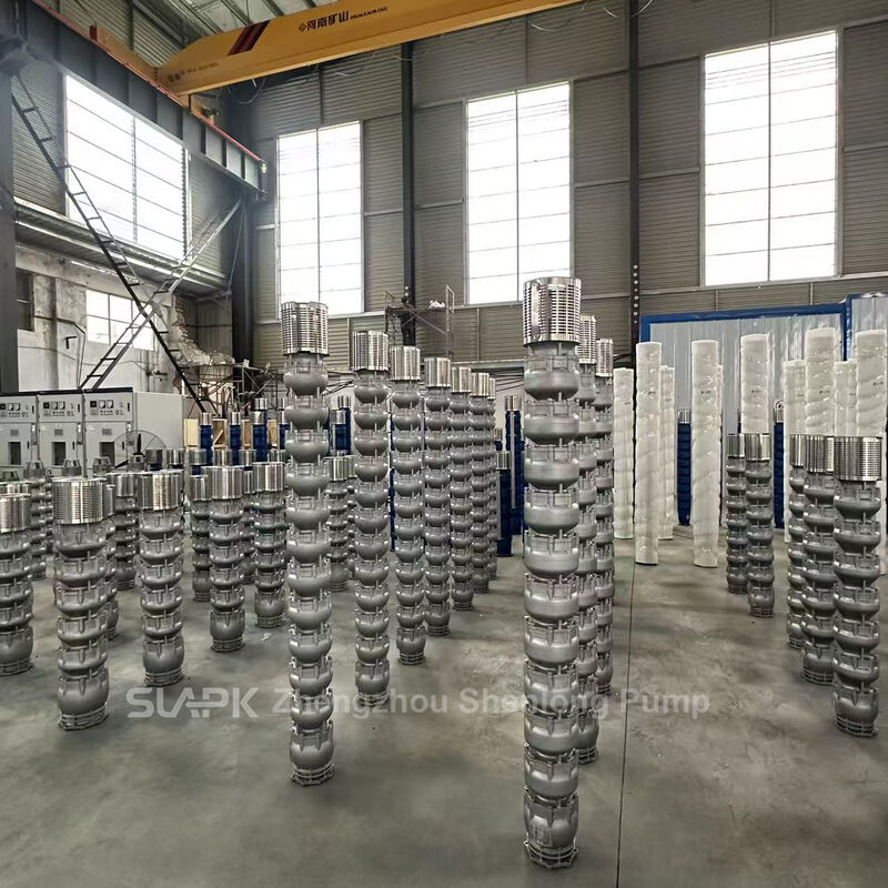 Pompa Sumur Dalam Stainless Steel dengan Motor 90 kW dan Aliran 140 m³/jam untuk Transfer Air Kapasitas Tinggi