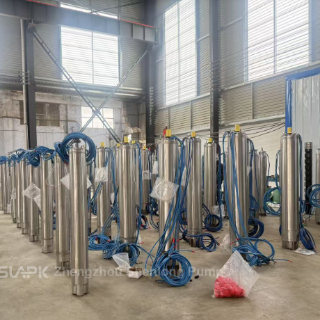 Pompa Sumur Dalam Stainless Steel dengan Motor 90 kW dan Aliran 140 m³/jam untuk Transfer Air Kapasitas Tinggi