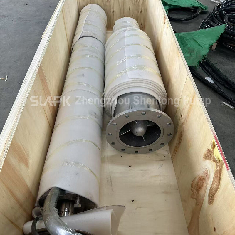 Pompa Celup Sumur Dalam Baja Tahan Karat Seri QJH 304 dengan Kepala 150 m dan Aliran 70–230 m³/jam