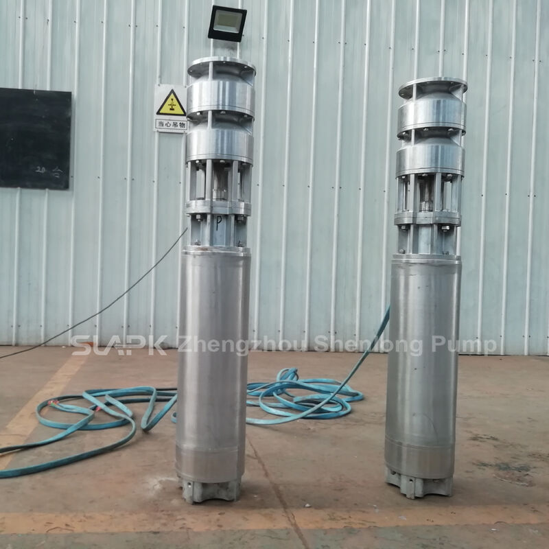 Pompa Celup Sumur Dalam Baja Tahan Karat Seri QJH 304 dengan Kepala 150 m dan Aliran 70–230 m³/jam