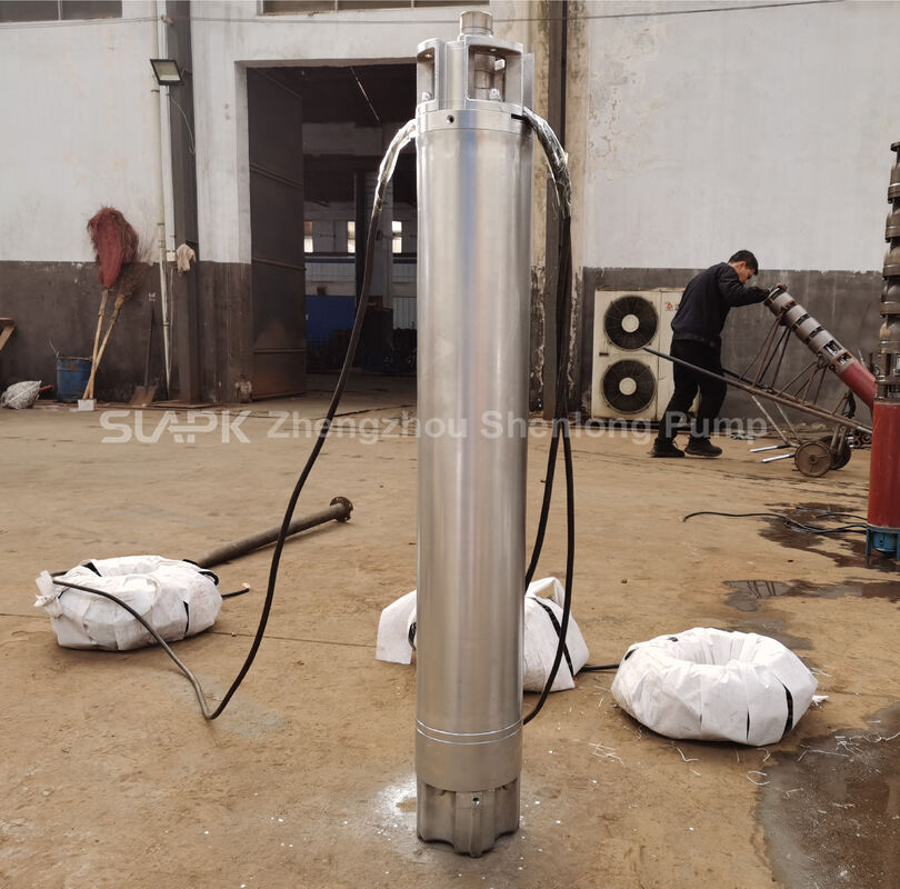 Pompa Celup Sumur Dalam Baja Tahan Karat Seri QJH 304 dengan Kepala 150 m dan Aliran 70–230 m³/jam