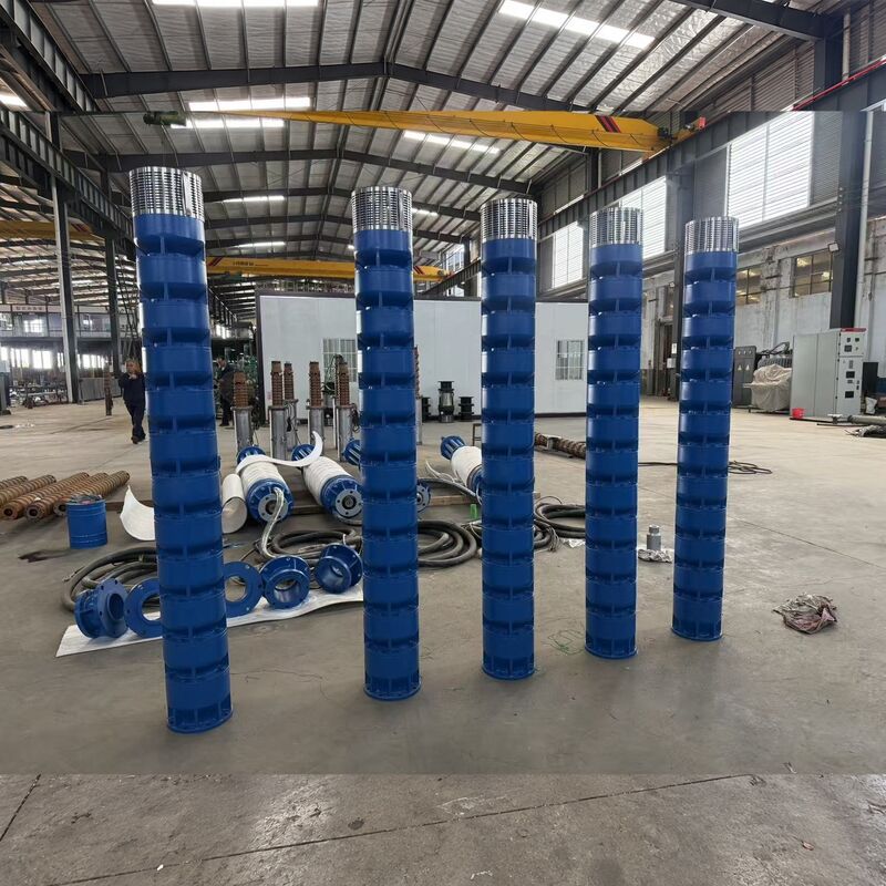 Pompa Air Bawah Air Tegangan Tinggi 300KW untuk Pengeringan Tambang Bauksit dengan Impeler Baja Tahan Karat