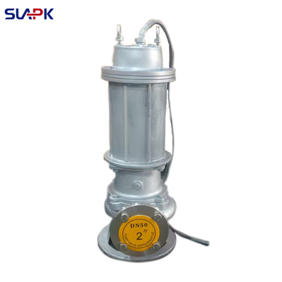 316 Stainless Steel Limbah Submersible Pompa Untuk drainase Berotor Dengan Air Laut