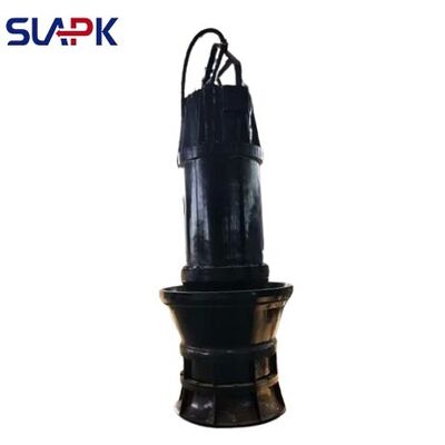 315KW, 9000 m³/jam, head 8.16m: Pompa aliran aksial submersible ZQB dirancang khusus untuk aplikasi drainase kota.