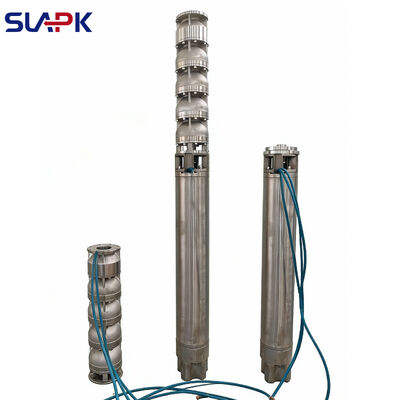 100 persen Tembaga Wire Motor Stainless Steel Submersible Pump Cocok untuk Diameter sumur 175mm untuk 600mm Pumping Machine