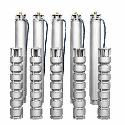 6 Inch Duplex Stainless Steel 2205 Deep Well Submersible Pump dengan 15 m3/h Aliran dan 180m Kepala