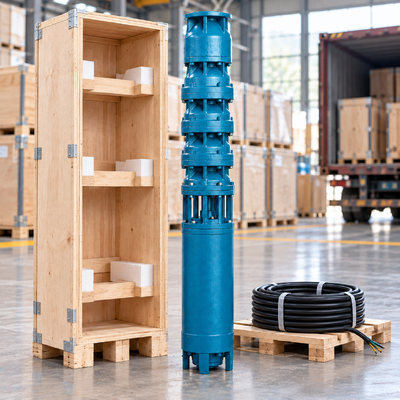 Pompa Celup Sumur Dalam 45kW, 46–54 m³/j, 165–225 m Head