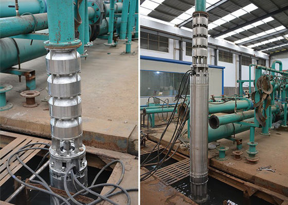 12 Inch 300m3/H Air Laut Submersible Pompa 140kw Daya Kinerja Tinggi