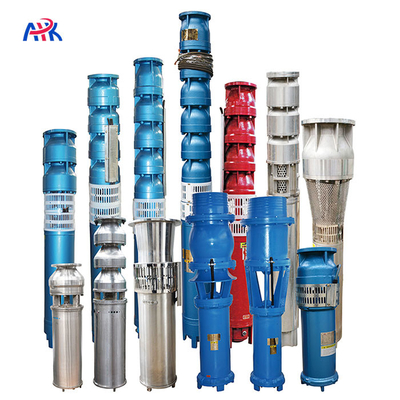 Vertikal Well Air Submersible Pompa Biru 137 Kepala 150m3/H Aliran