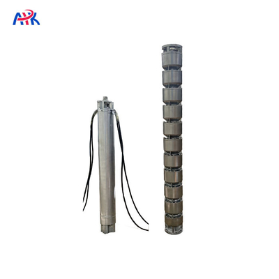 Vertikal Multistage 12 Inch 400v Stainless Steel 304 Air Minum Submersible Pompa