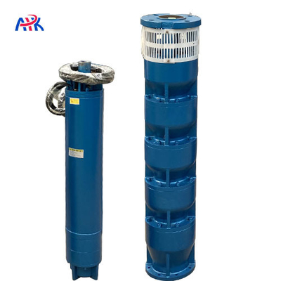 Besi cor pompa air terendam vertikal 80m Kepala 200m3/h Aliran 100hp